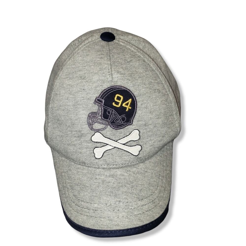 NWT Gymboree baseball cap gray fleece material kids size 5-7.